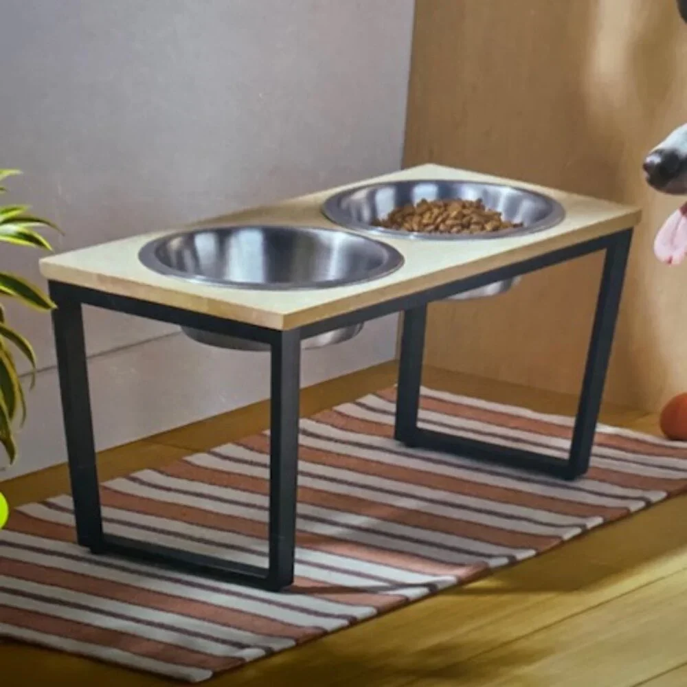 BOOTS&BARKLEY Elevated Pet Bowls *Stainless Steel Bowels *Easy To Assemble*